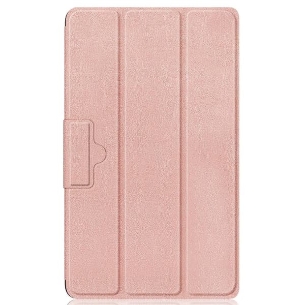 Tri-fold skinnstativveske for Realme Pad Mini - Rose Gull Pink