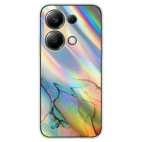 Marmordesign Xiaomi Redmi Note 13 Pro 4G / Xiaomi Poco M6 Pro deksel - Gul Yellow