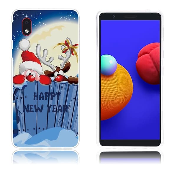 Joulu Samsung Galaxy A01 Core tapauksessa - Joulu Kuu Multicolor