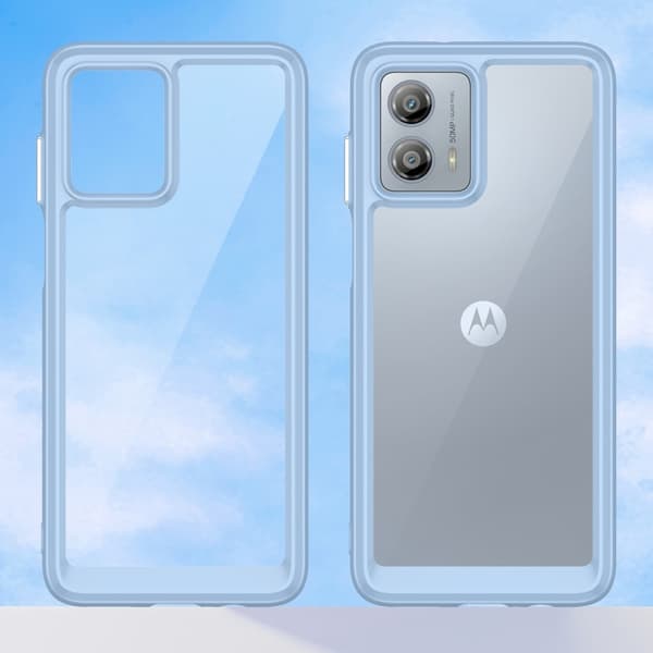 Motorola Moto G53 smart akryldeksel - Blå Blue