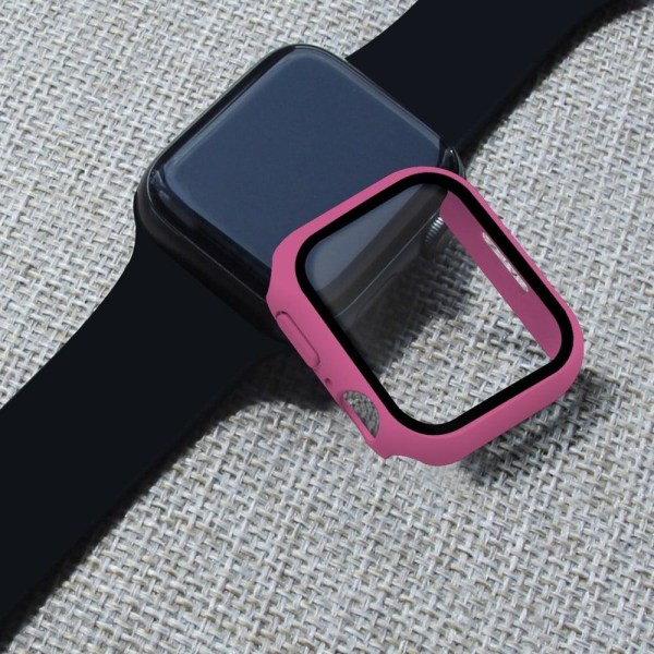 Apple Watch (41mm) 2-i-1 cover + 9H hærdet glas - Rose Pink