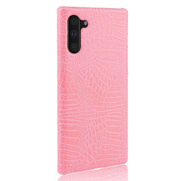 Croco Samsung Galaxy Note 10 cover - Lyserød Pink