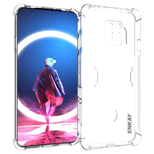 ENKAY genomskinligt droppsäkert fodral för ZTE nubia Red Magic 7 Pro Transparent