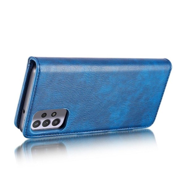 DG.MING Samsung Galaxy A32 5G 2-i-1 etui med pung - Blå Blue