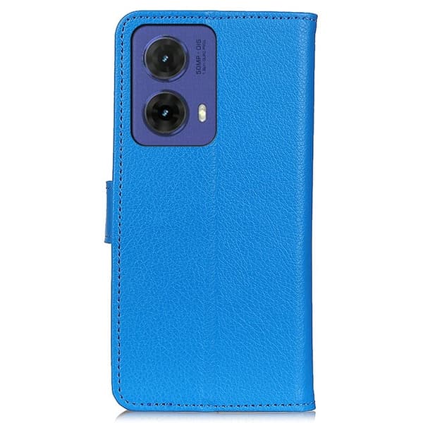 Classic Motorola Moto G85 flip etui - Blå Blue