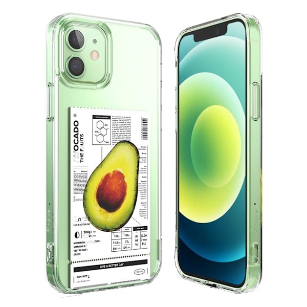 Ringke FUSION DESIGN - iPhone 12 / 12 Pro - Avocado Transparent