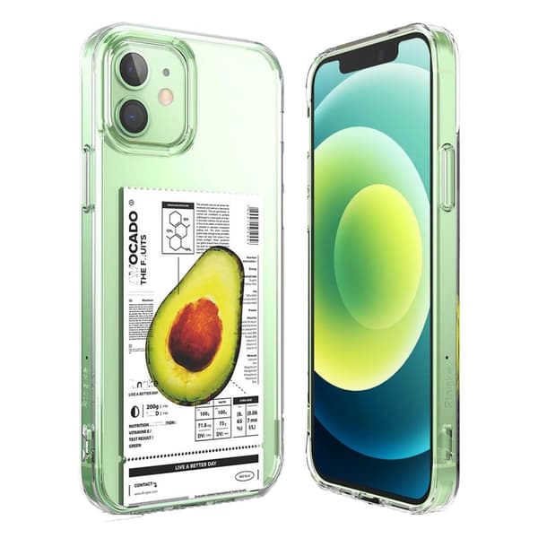 Ringke FUSION DESIGN - iPhone 12 / 12 Pro - Avokado Transparent