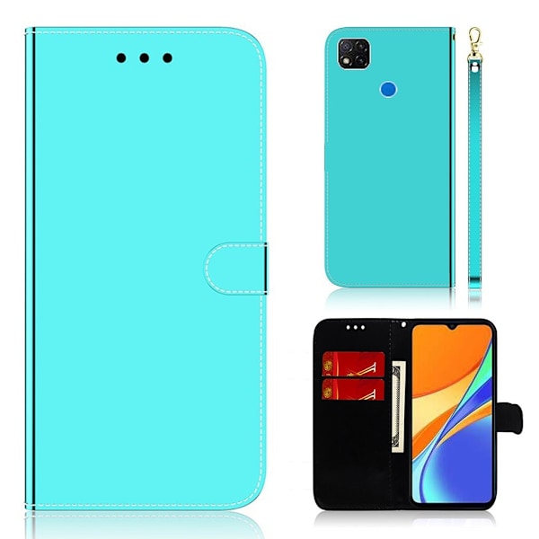 Mirror Xiaomi Redmi 9C fodral - Grön Grön