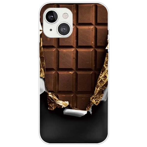 Deco iPhone 14 Plus case - Chocolate Brown