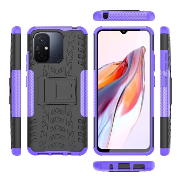 Offroad Xiaomi Poco C55 / Xiaomi Redmi 12C skal - Lila Lila