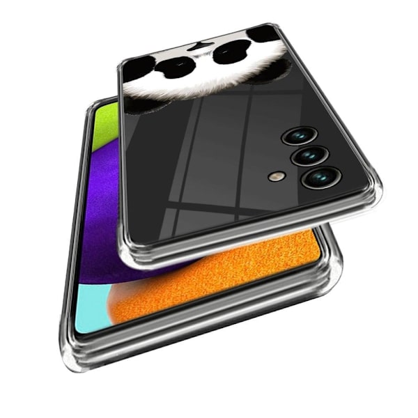 Deco Samsung Galaxy A34 5G skal - Söt Panda Vit