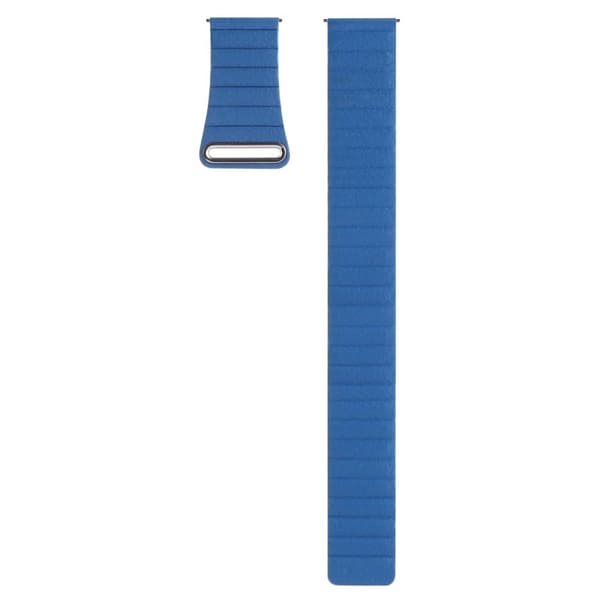 22 mm Universal klockarmband i äkta läder - Himmelsblå Blå