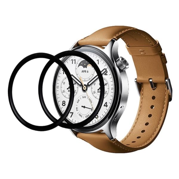 2Pcs Xiaomi Watch S1 Pro HD näytön suojus Transparent