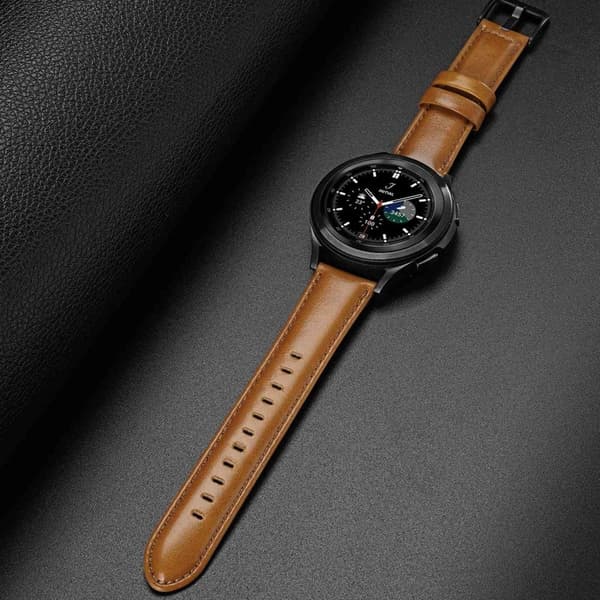 22 mm DUX DUCIS Universal klokkerem i skinn - Brun Brown