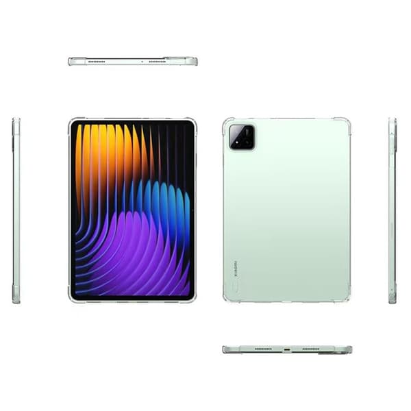 Xiaomi Pad 7 Pro / Pad 7 Case Four Corner Shockproof Clear Tablet Flexible Cover Transparent