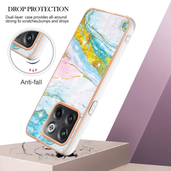 Marble OnePlus Ace Pro / 10t Etui - Green Color Mix Green