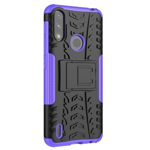 Offroad Motorola Moto E7 Power skal - Lila Lila