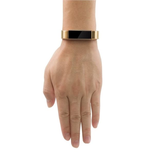 Fitbit Alta Ruostumaton Teräs Kello Ranneke - Rosee Kulta Pink