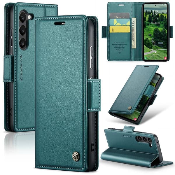 CaseMe Samsung Galaxy S25 smooth etui - Grøn Green