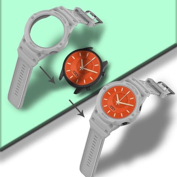 Xiaomi Mi Watch Color urheilukellon hihna - Vaalean Harmaa Silver grey