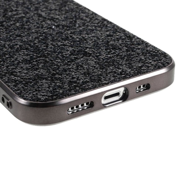 Glitter iPhone 13 Suojakotelo - Musta Black