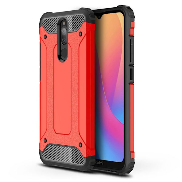 Armor Guard Xiaomi redmi 8 / 8A etui - Rød Red