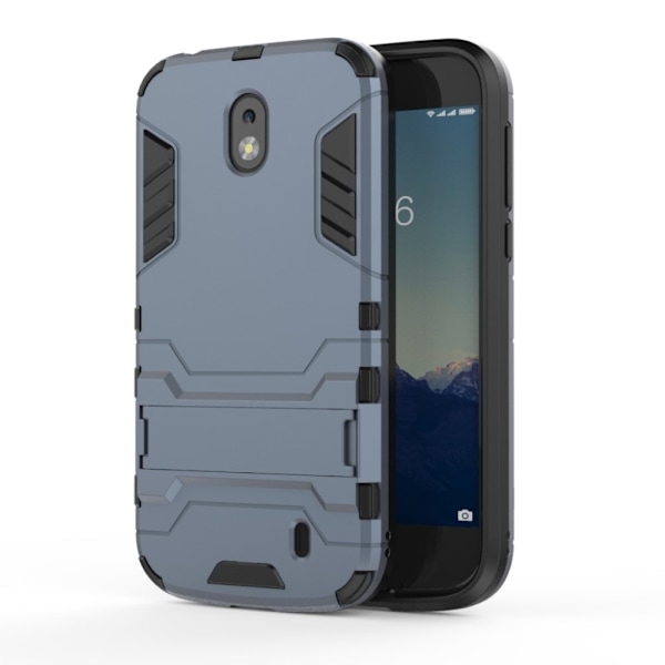 Nokia 1 kickstand kombinationsfodral - Mörkblå Blå