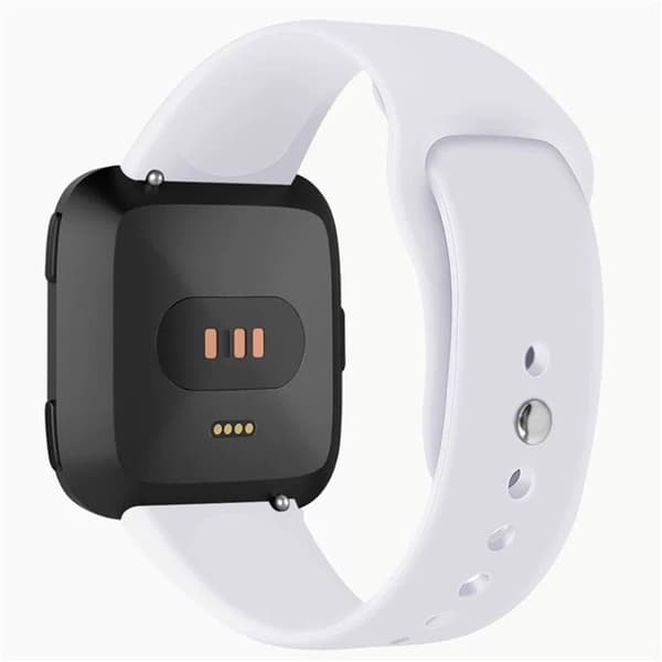 Fitbit Versa 2 / Versa Lite silikoninen kellonauha - Valkoinen White