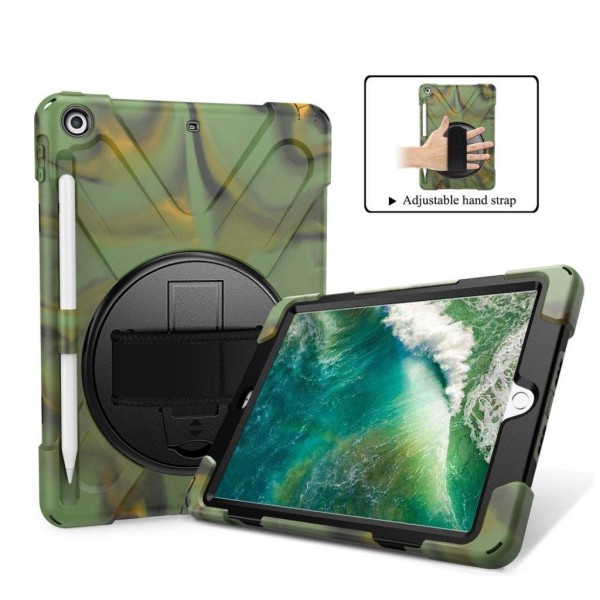 iPad (2018) 360 kombo etui - Camouflage Multicolor