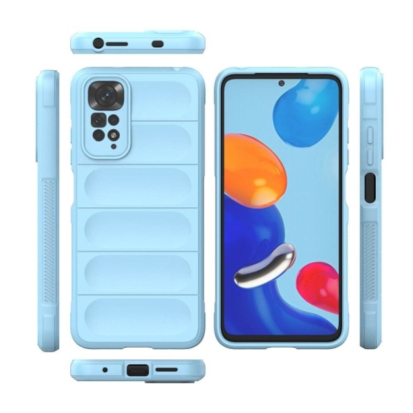 Pehmeä kahva muotoiltu kuori Xiaomi Redmi Note 11S / Xiaomi Redmi Note 11 - Vauvasininen Blue