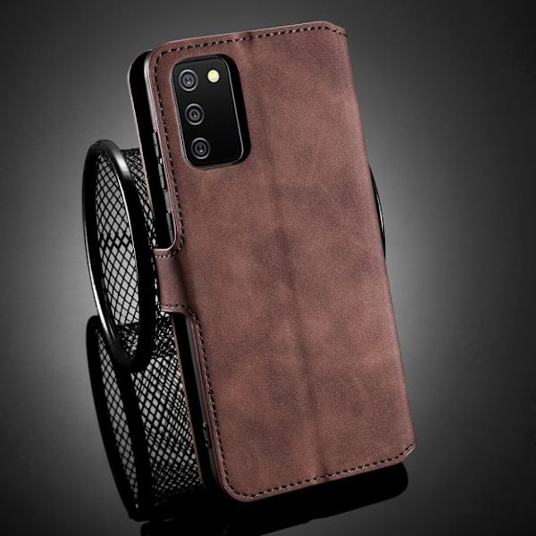 DG.MING Samsung Galaxy A02s retro etui - Brun Brown