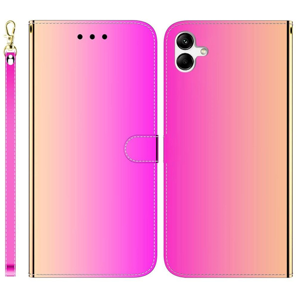 Mirror Samsung Galaxy F04 / M04 / A04e Flip Etui - Rose Pink