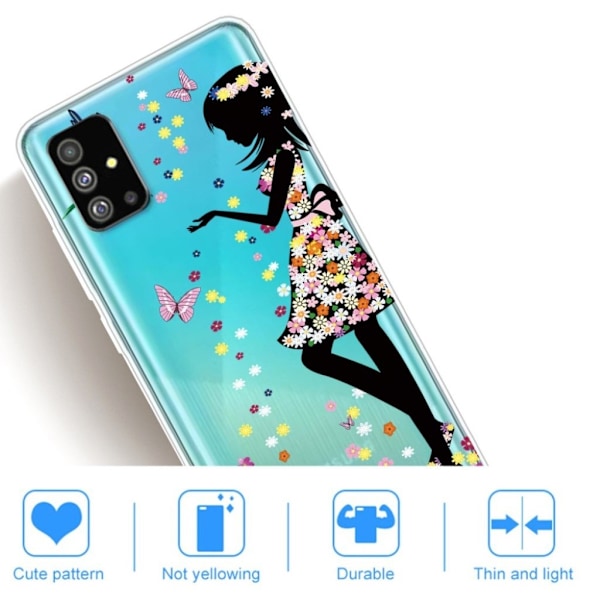 Deco Samsung Galaxy S20 deksel - Girl Multicolor