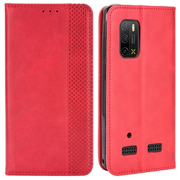 Bofink Vintage läder Ulefone Armor X10 / Ulefone Armor X10 Pro fodral - Röd Röd