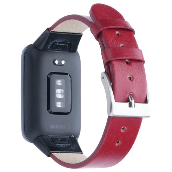Xiaomi Mi Band 7 Pro Aito nahkaranneke - Punainen Red