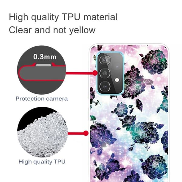 Deco Samsung Galaxy A32 5G kotelot - Kukka Multicolor