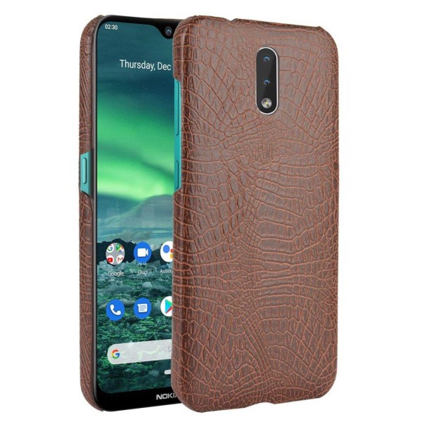 Croco kuoret - Nokia 2.3 - Ruskea Brown