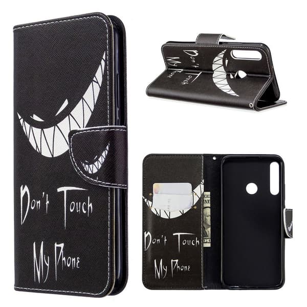 Wonderland Huawei P40 Lite E Etui - Rør ikke ved min telefon Black