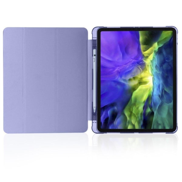 iPad Pro 11 inch (2020) / (2018) tri-fold leather case - Purple Lila