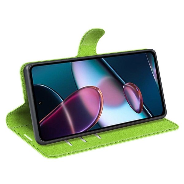 Klassisk Motorola Edge 30 flip etui - Grøn Green