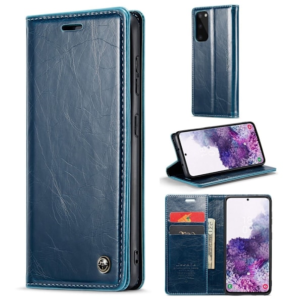 CaseMe Samsung Galaxy S20 Smooth Suojakotelo - Sininen Blue