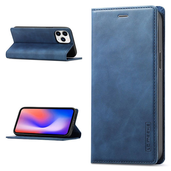 LC.IMEEKE iPhone 13 Pro flip etui - Blå Blue