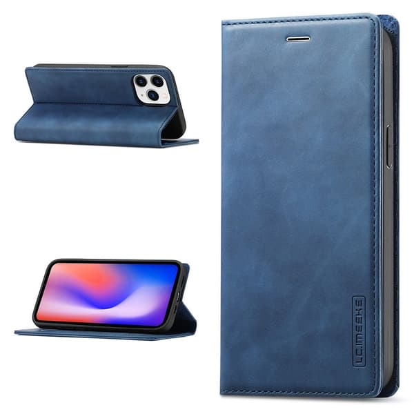 LC.Imeeke iPhone 13 Pro Flippetui - Blå Blue