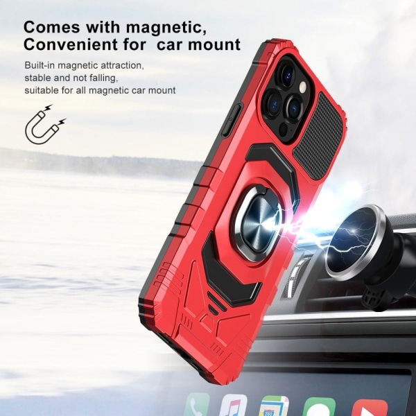 Bulksourcing Bagskal med kickstand iPhone 13 Pro 6,1 tommer, luf Red