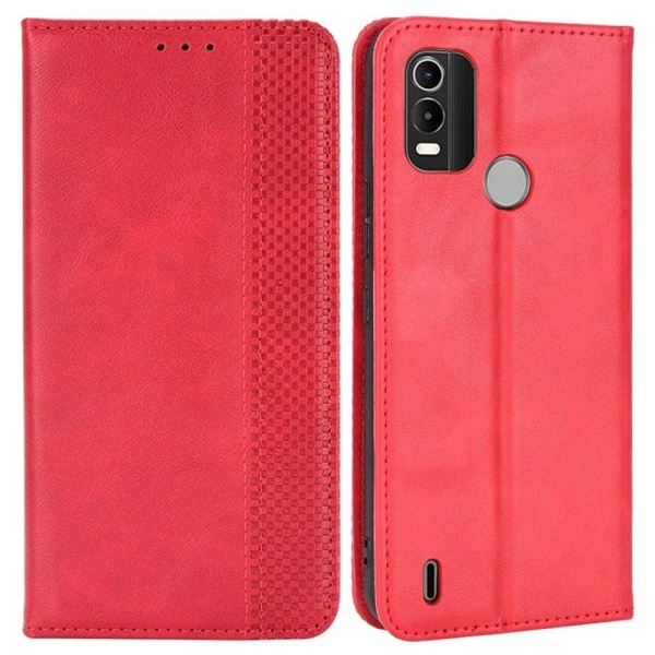 Bofink Vintage Nokia C21 Plus nahkakotelo - Punainen Red