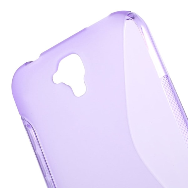 Lagerlöf S-form Flexibelt TPU-skal för Huawwei Y5 Y560 - Lila Lila