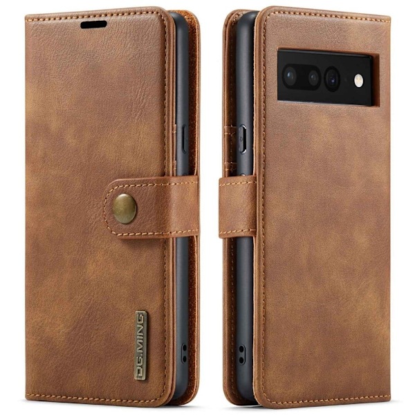 DG.Ming Google Pixel 7 Pro 2-in-1 Pung Etui - Brun Brown