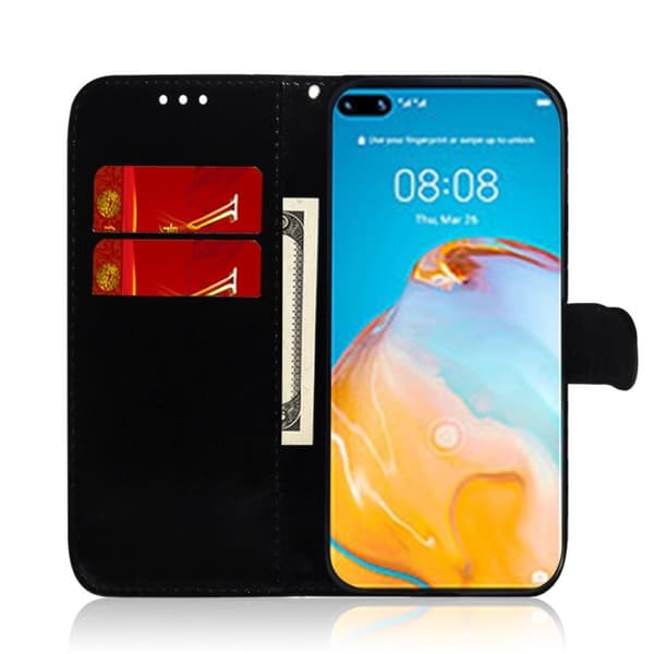 Mirror Huawei P40 flip etui - Rose Pink