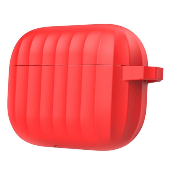 DIROSE AirPods Pro hållbart silikonfodral - Röd Röd