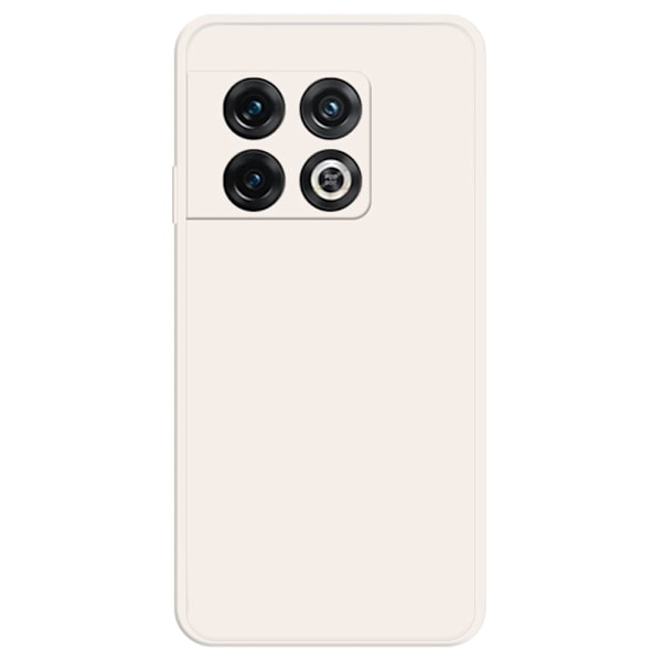 Avfasat gummerat droppskydd för OnePlus 10 Pro - Beige Brun